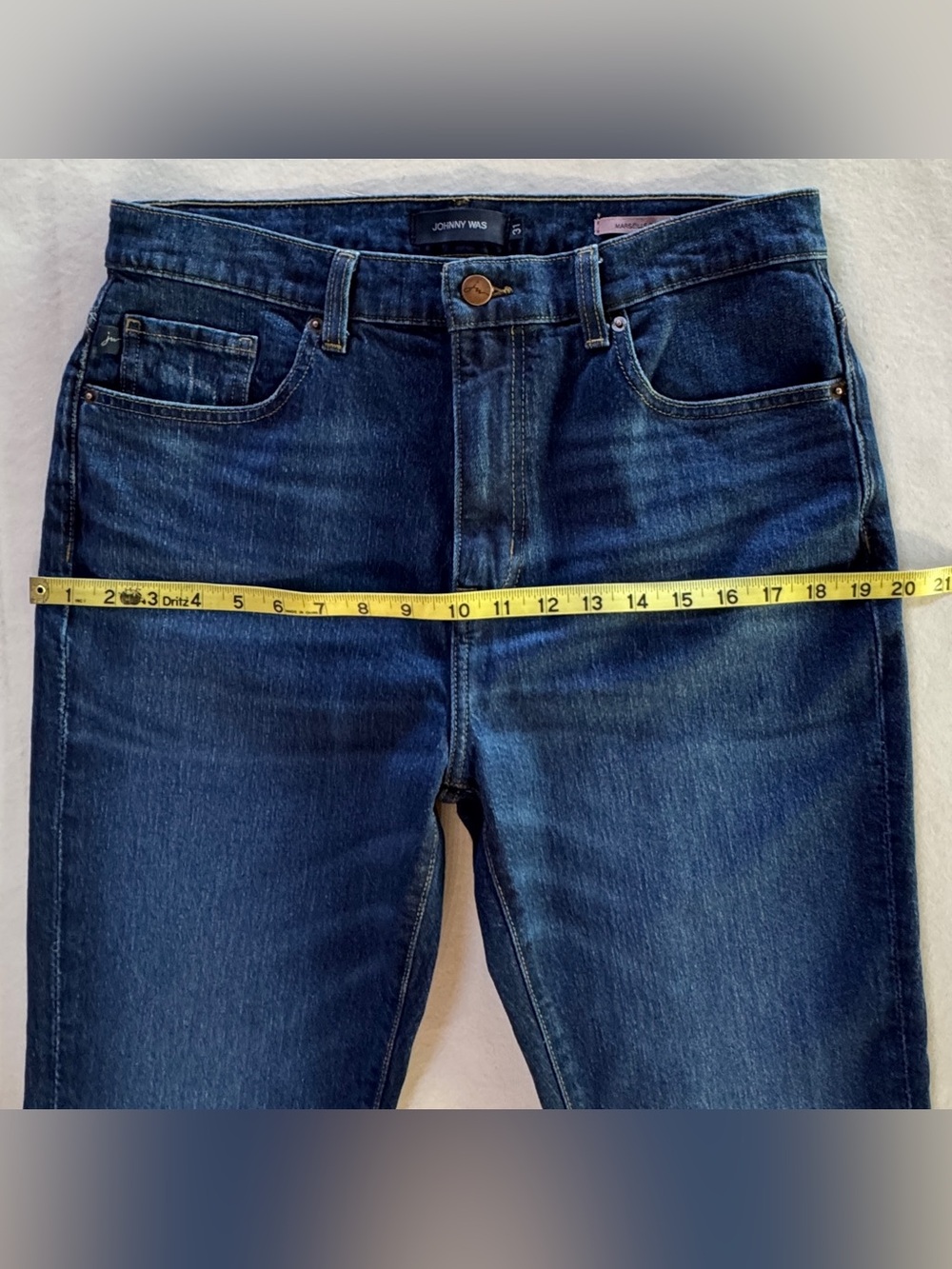 Johnny Was Marseille Baby Boot Jeans Cropped Raw Hem (31) - Picture 8 of 17